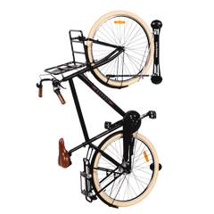 A Classic Fender Rack storing a fender bike vertically.