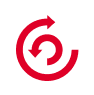 Roll in roll out icon