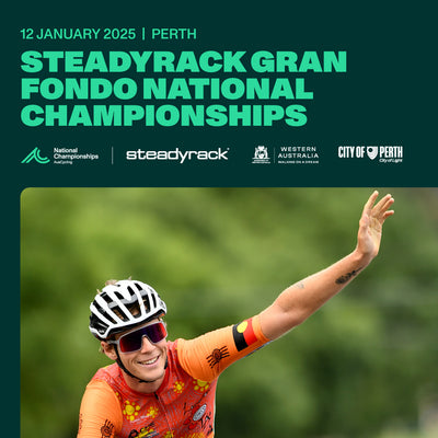 Steadyrack Partners with AusCycling for the 2025 Steadyrack Gran Fondo Road National Championships