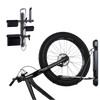 Fat tyre bike in a wall mounted rack